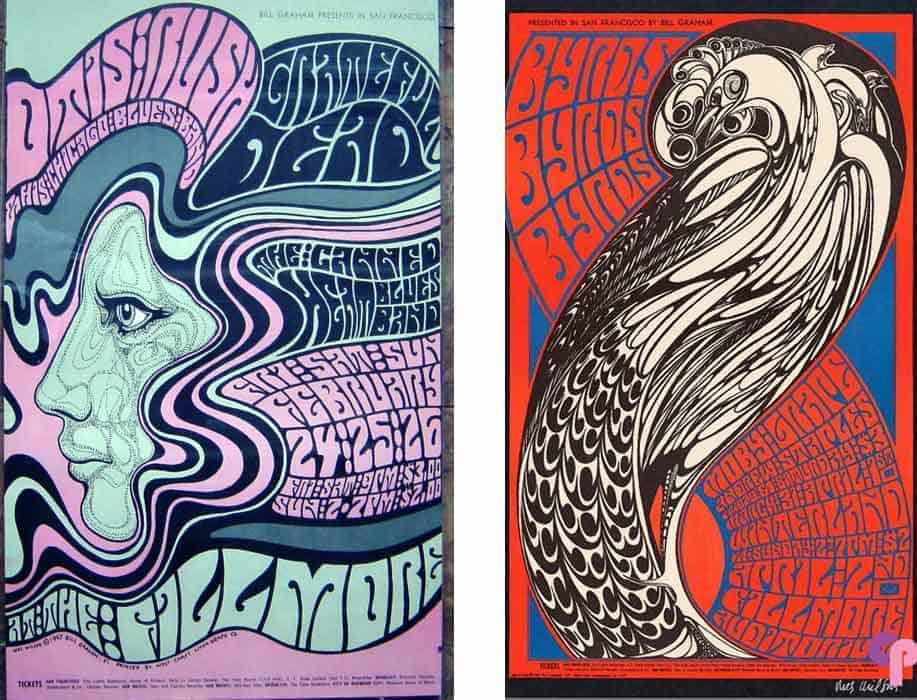 psychedelic art by Wes Wilson